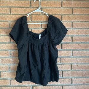 Chic Black Women's Blouse